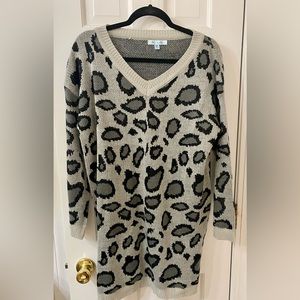 Leopard Print Sweater/Dress size M/L